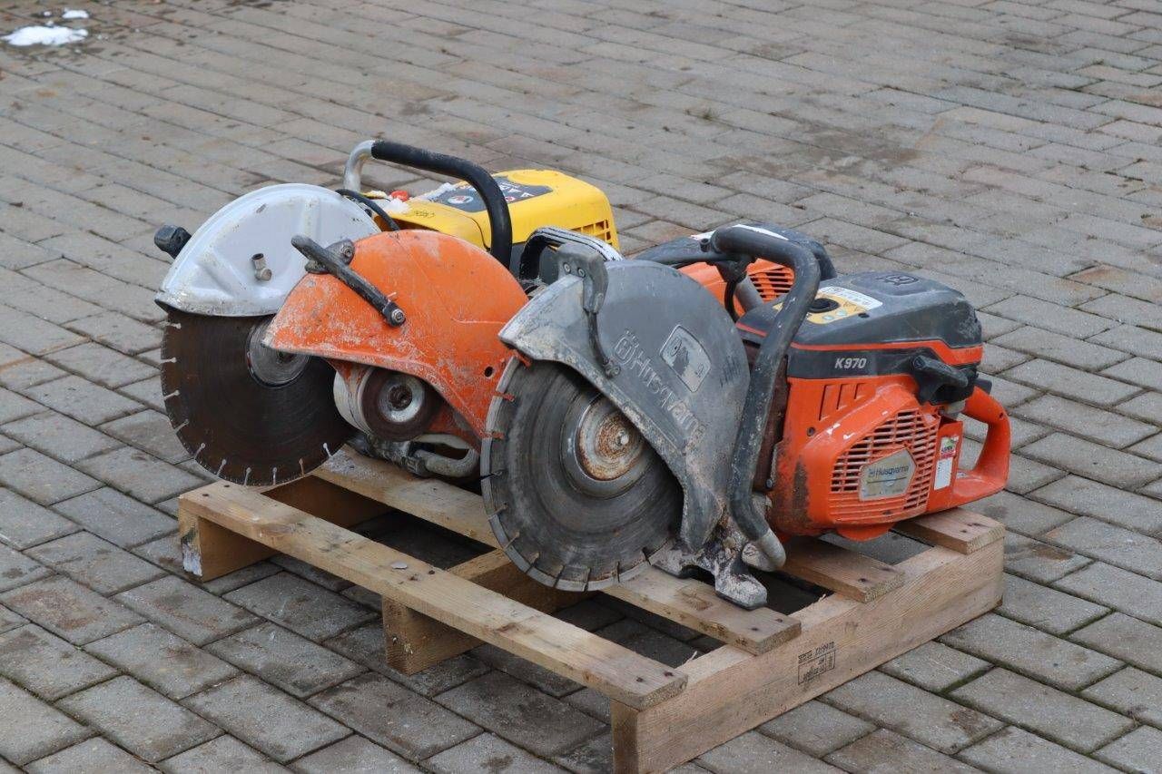 Lot of Concrete Sawing Machines Petrol