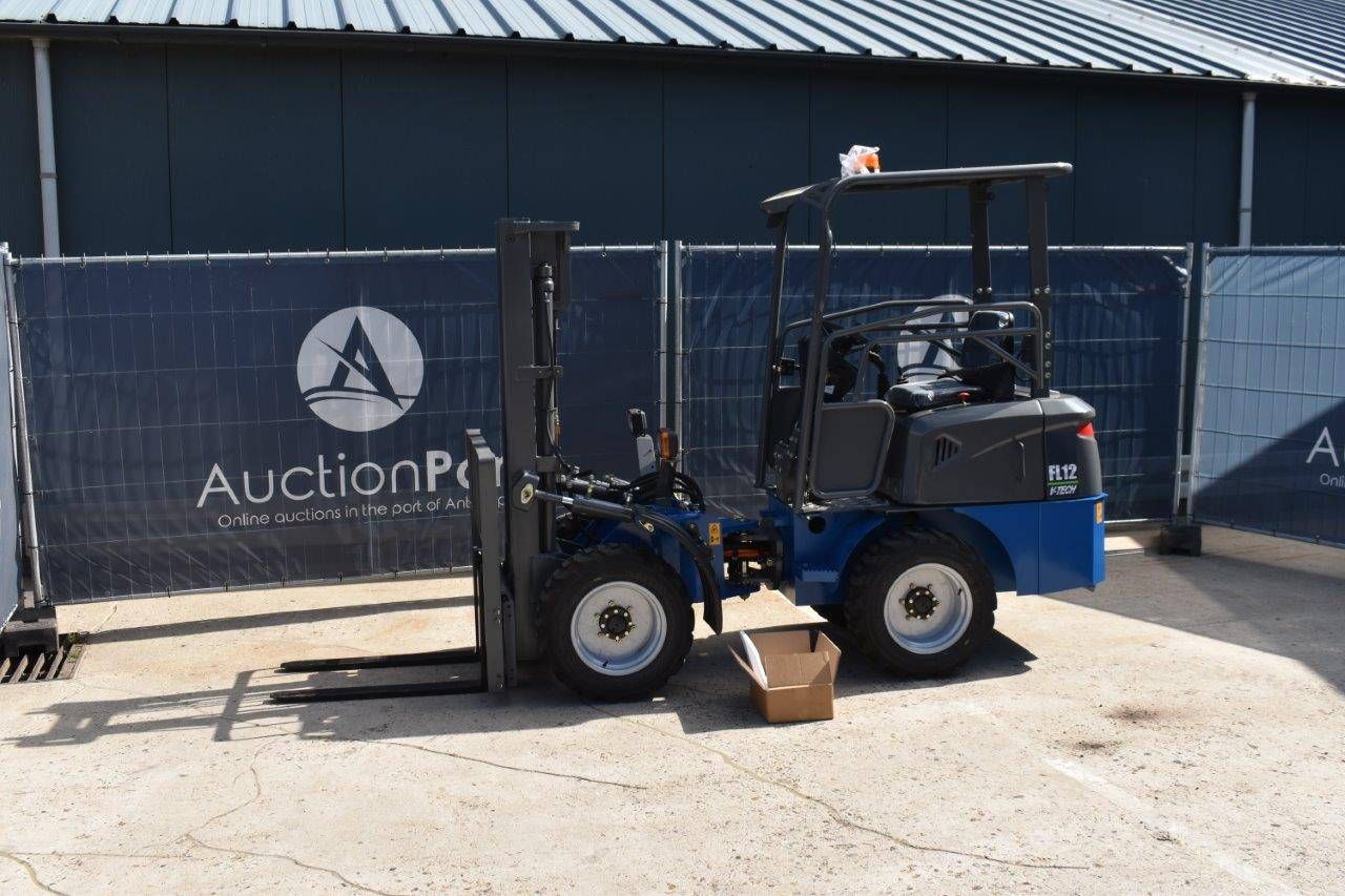 Rough Terrain Forklift V-Tech FL12 Electric New