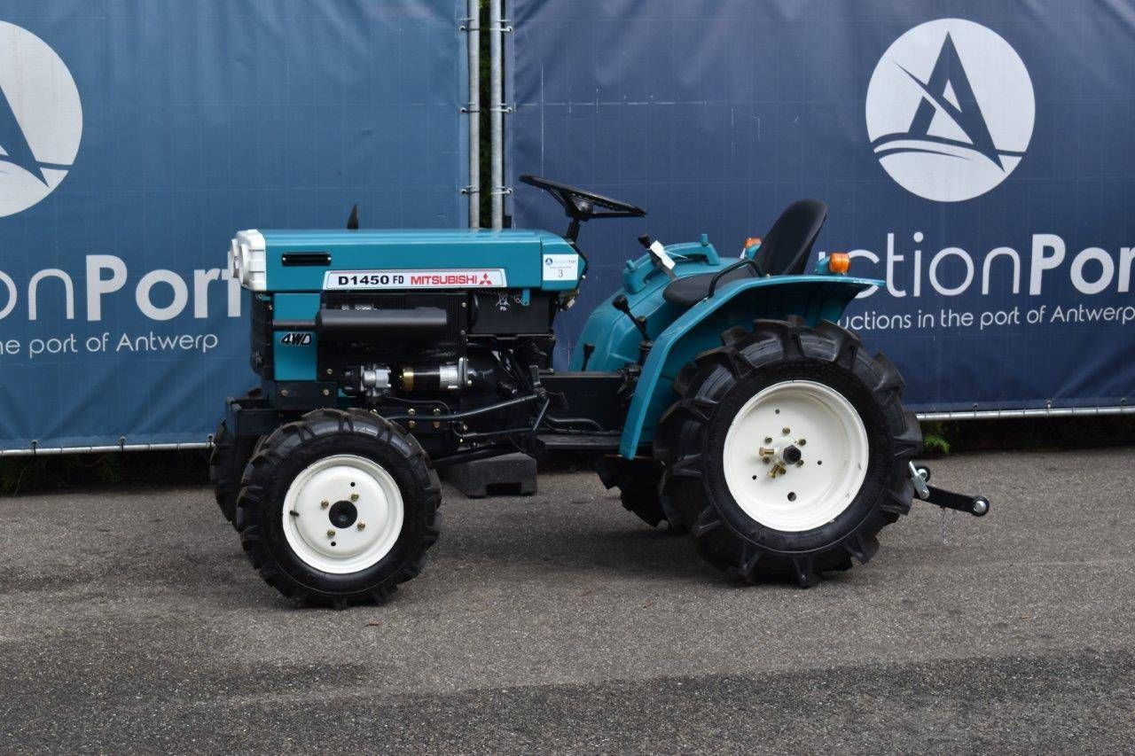 Mini tractor Mitsubishi D1450FD Diesel incl. lifting set Refit