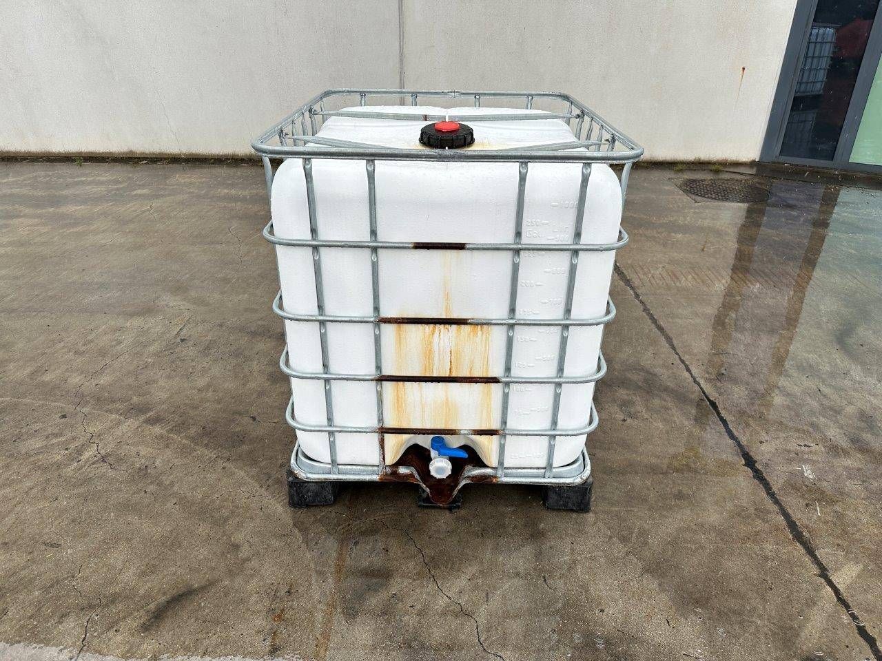 IBC tank filled with soap