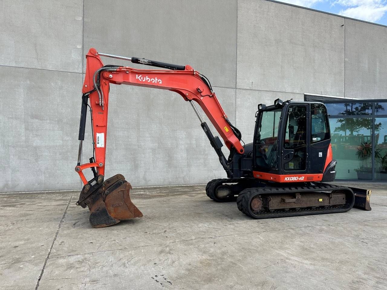 Crawler excavator Kubota KX080-4 Diesel 2018