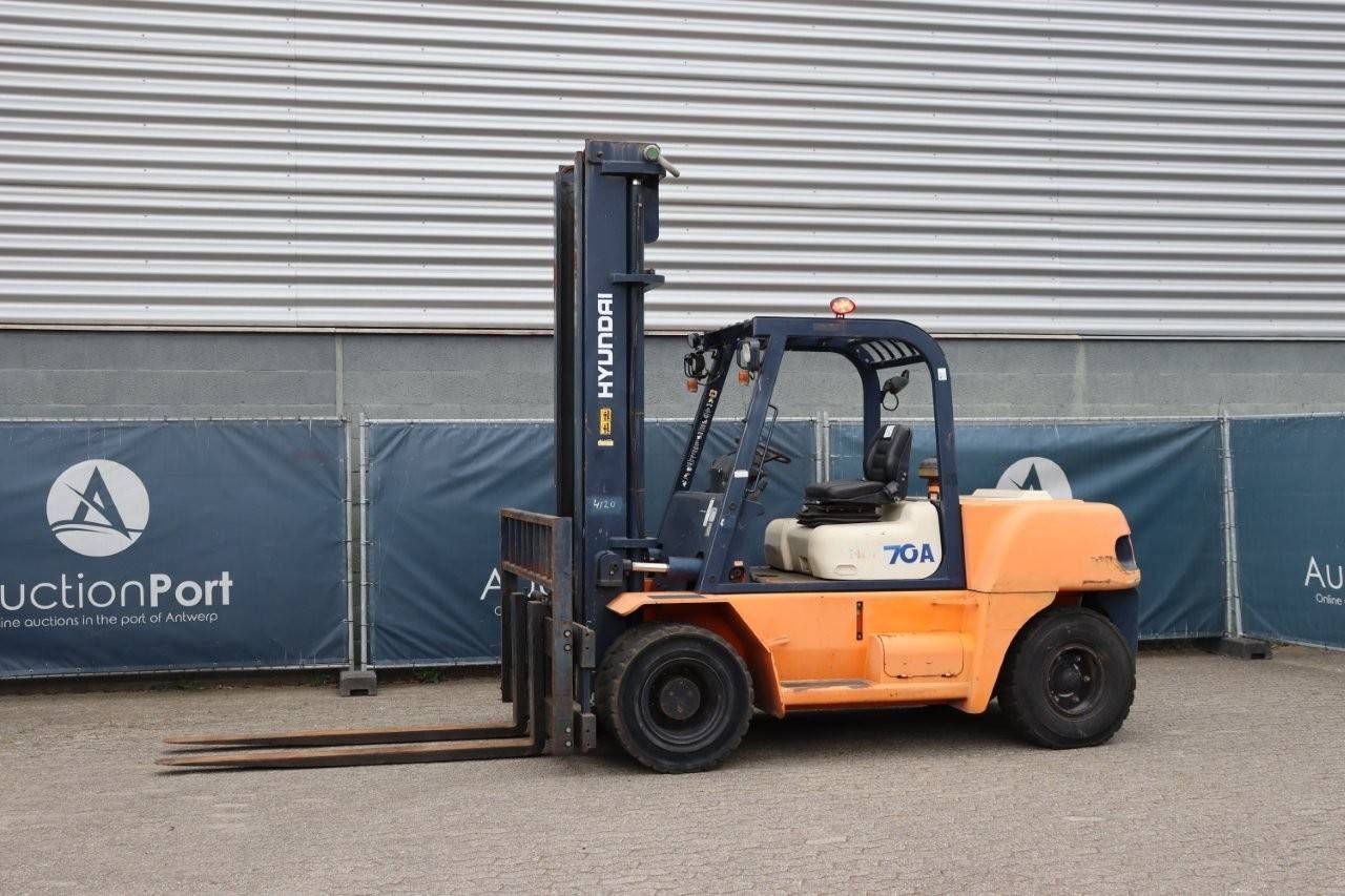 Forklift Hyundai HDF 70 A Diesel 7000kg 4.5m 2001