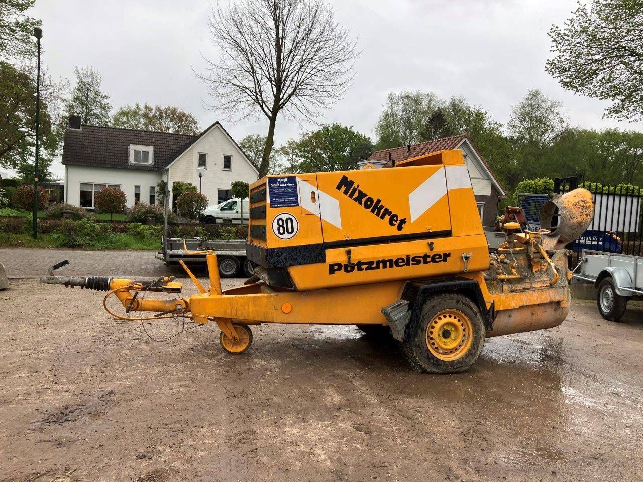 Concrete pump Putzmeister M2241DH Diesel 1989