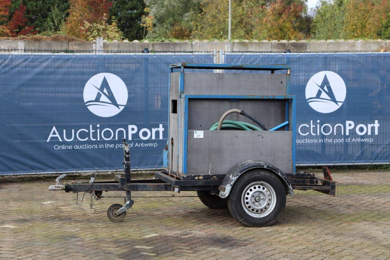 Self-priming sewage pump/wellpoint pump Diesel on trailer