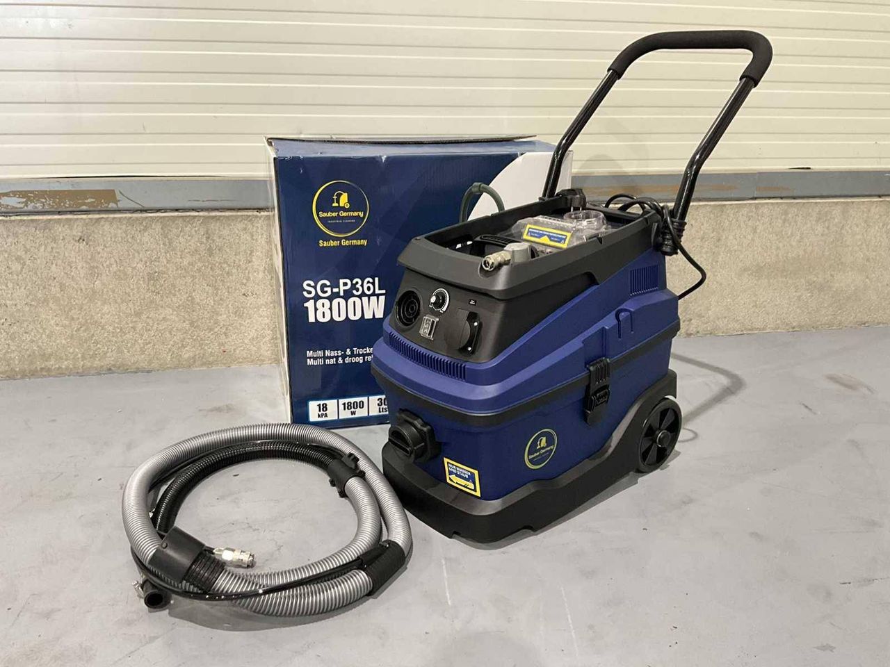 Industrial vacuum cleaners Sauber Germany SG-P36L Electric 1800W New