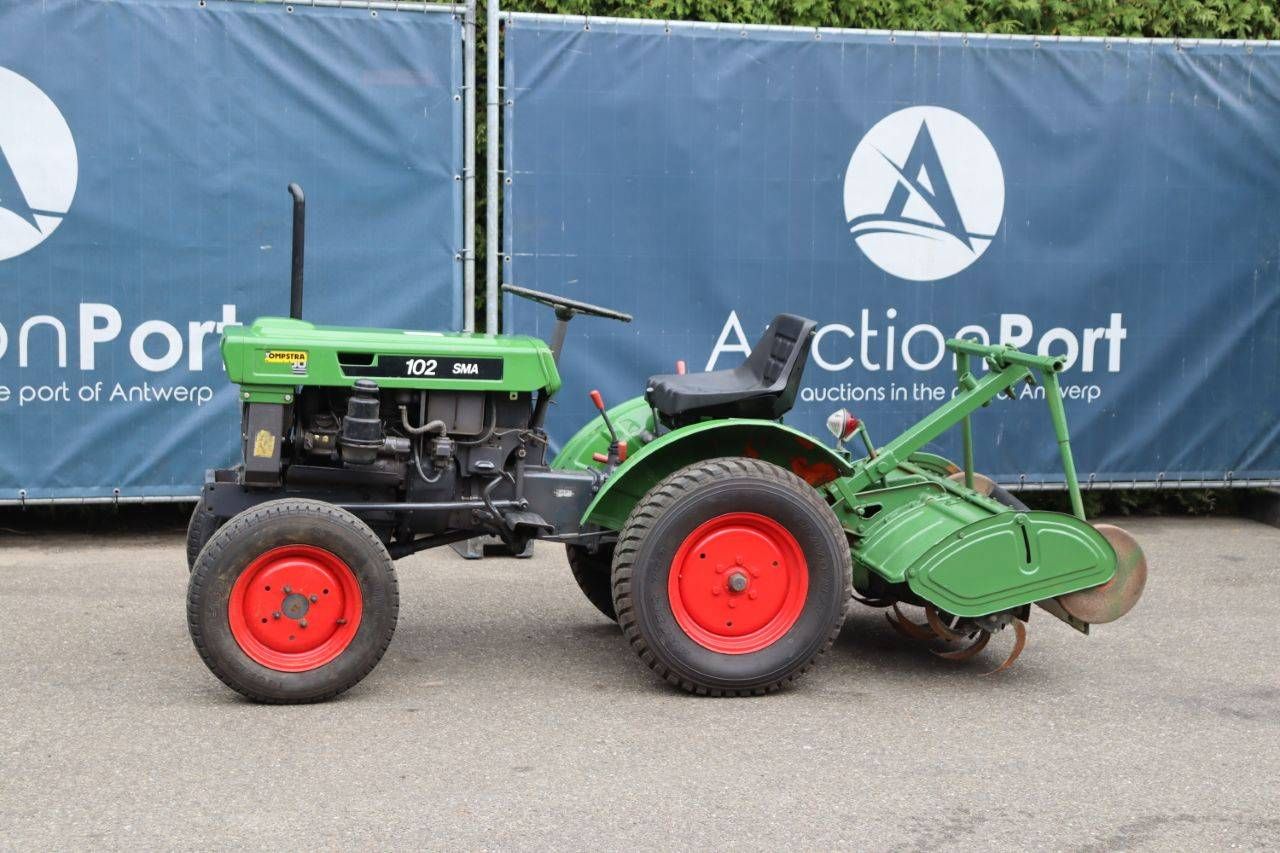 Mini tractor Fendt 102 SMA Diesel with cultivator (Margin)