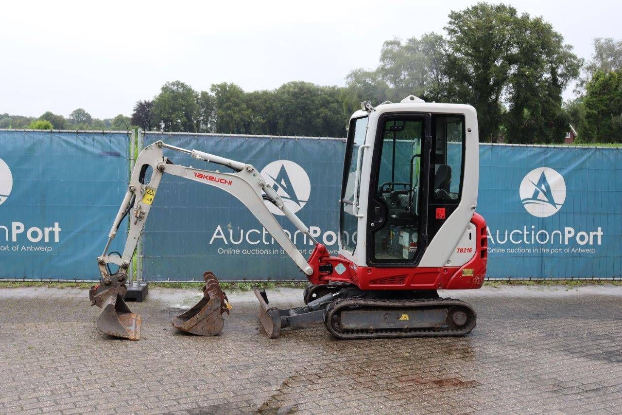Mini digger Takeuchi TB216 Diesel 15.6hp 2017