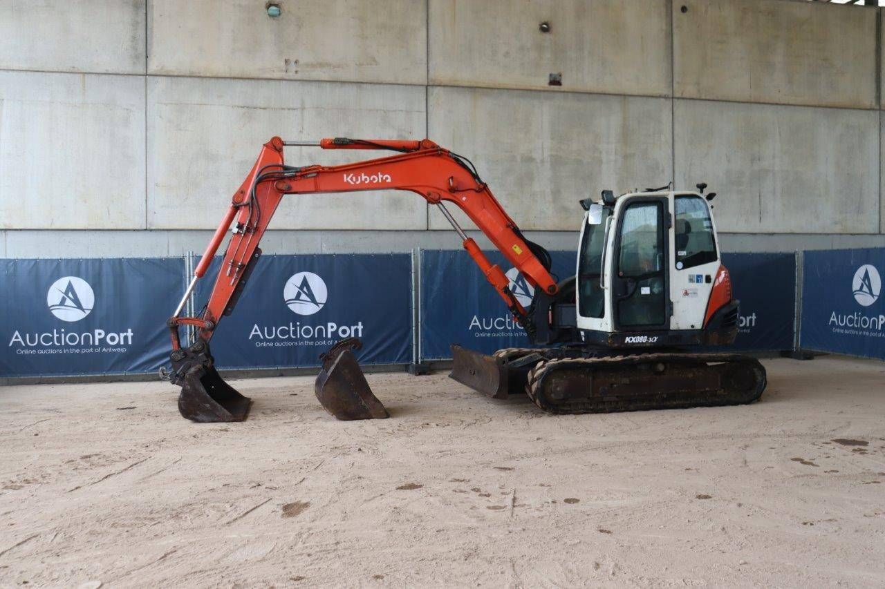 Crawler excavator Kubota KX080-3a Diesel