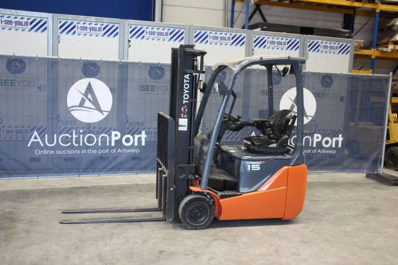 Toyota 8FBE15T Electric Forklift 1500kg 2017