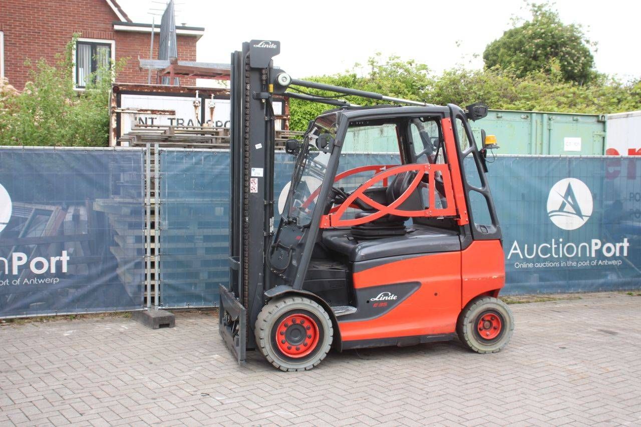 Linde E35H-01/600 Electric Forklift 3500kg 4.15m 2017