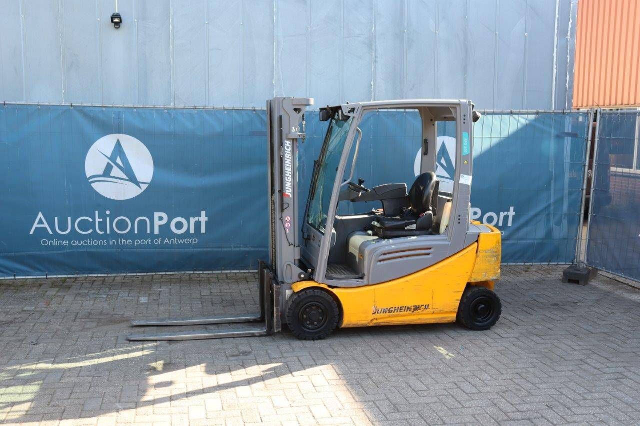 Forklift Jungheinrich EFG316 Electric 1600kg 2020 with sensor on fork
