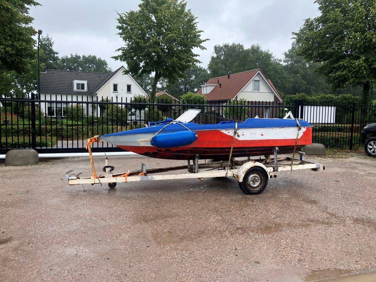 Boat Fletcher with Outboard Motor Yahama 55