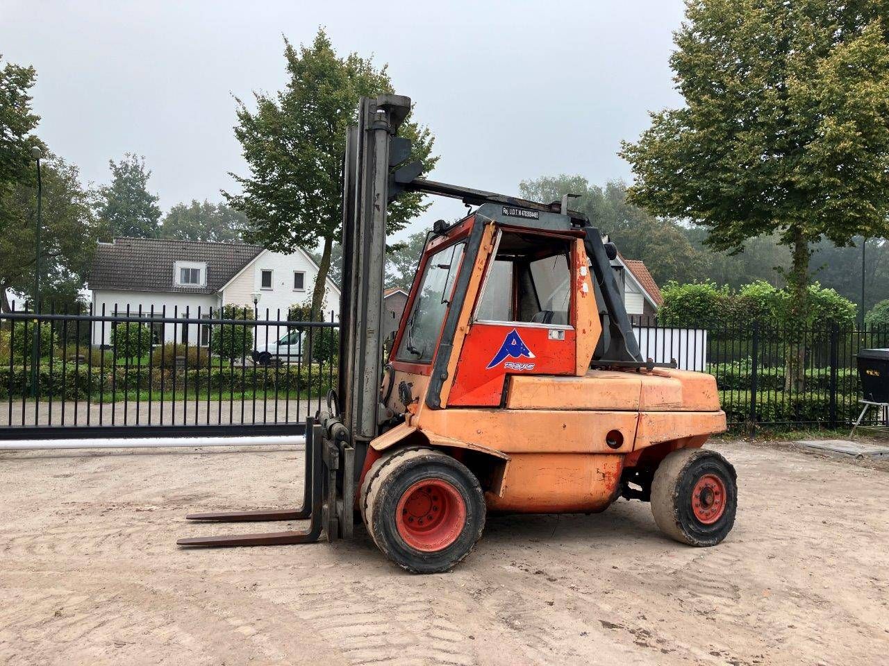 Forklift Linde H80DW Diesel 8000kg 1992
