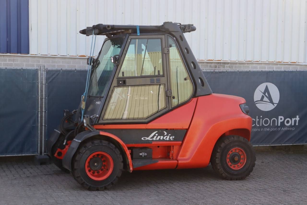 Linde H80D-02/900 Diesel Forklift 8000kg 2015