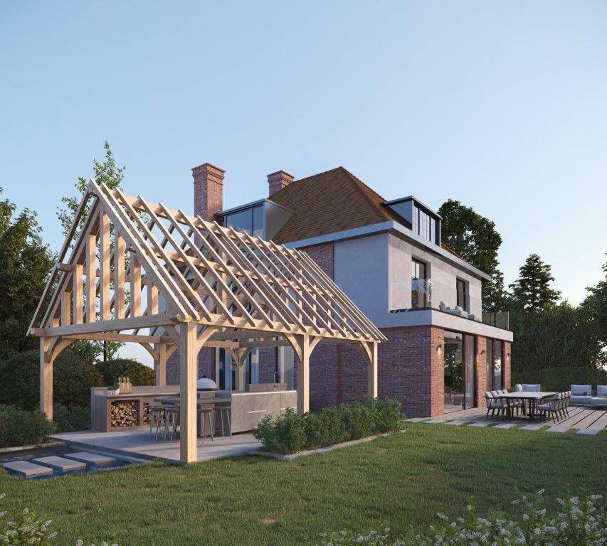 Houten bijgebouw Kurt - Fijnspar