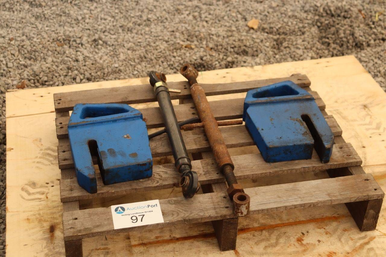 Set of 2 top rods + 2 weights (margin)