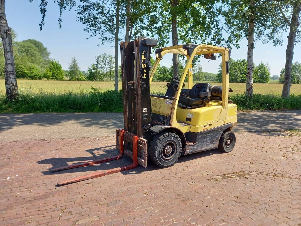 Forklift Hyster H2.5FT LPG 2430kg 4.95m 2014