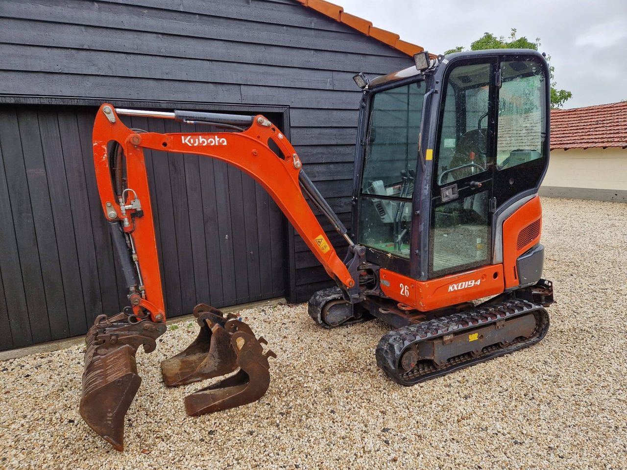 Excavadora de orugas Kubota KX019-4 Diésel