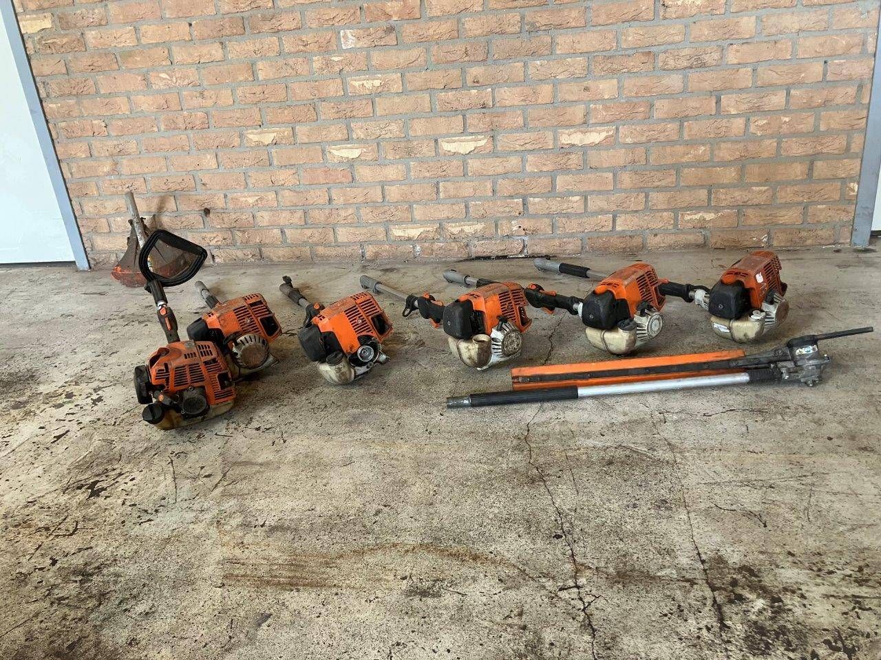 Lot Multitool hedge trimmers Stihl KM100R Petrol 2015 6 pieces