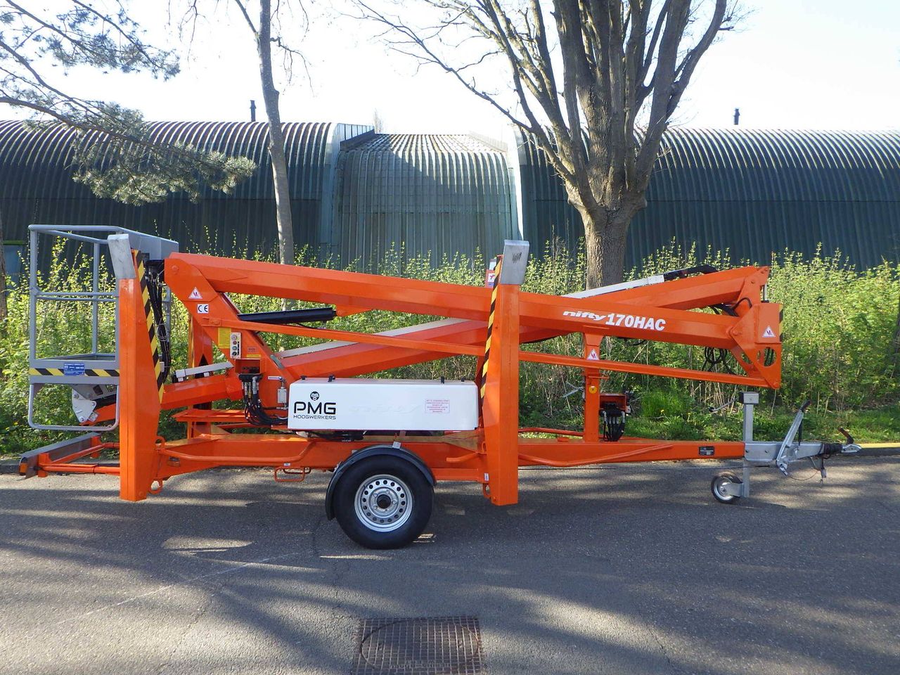 Trailer mounted aerial platform Nifty 170HAC Electric 17.10m 2012