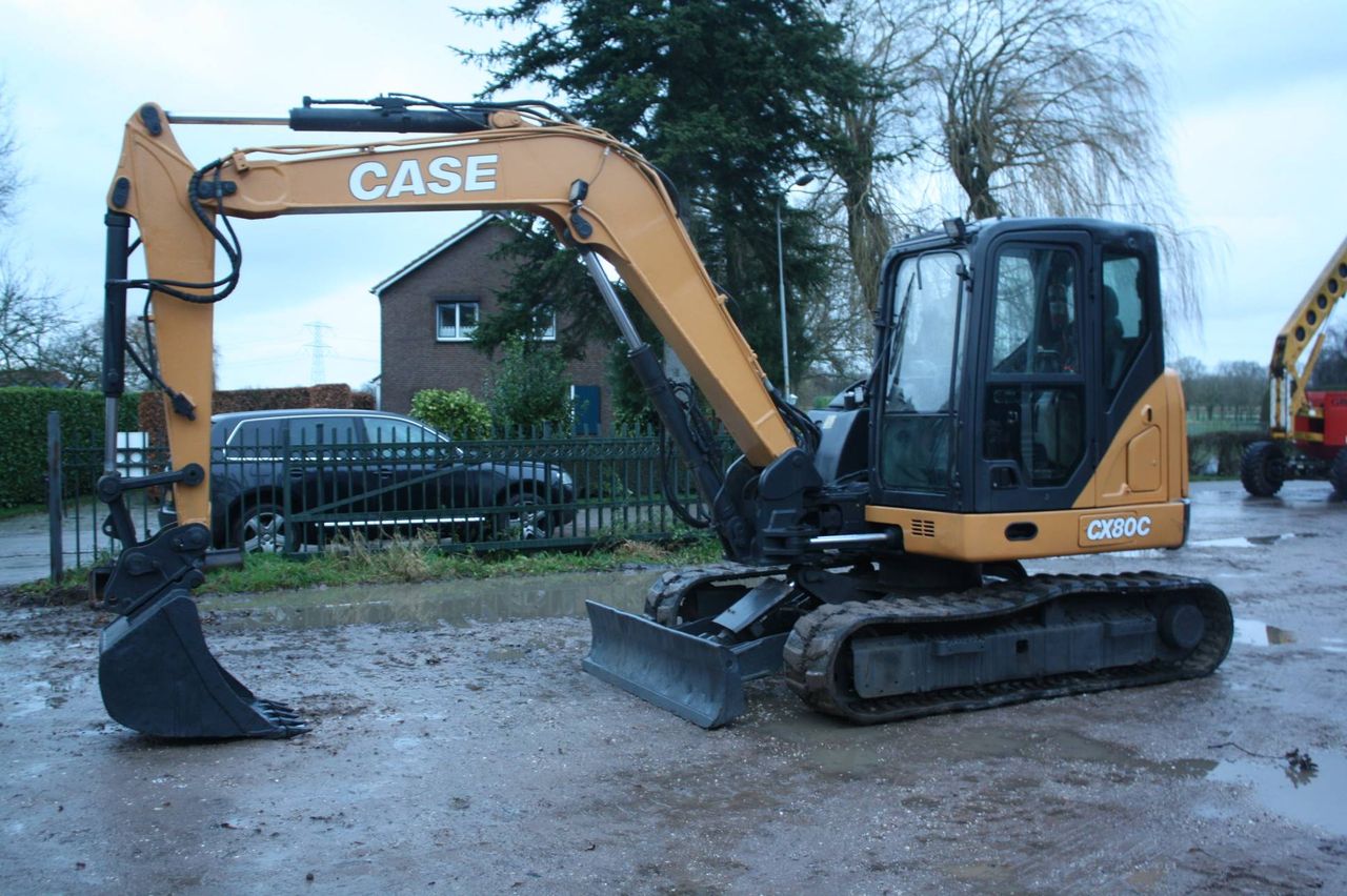 Crawler excavator Case CX80C Diesel 2017