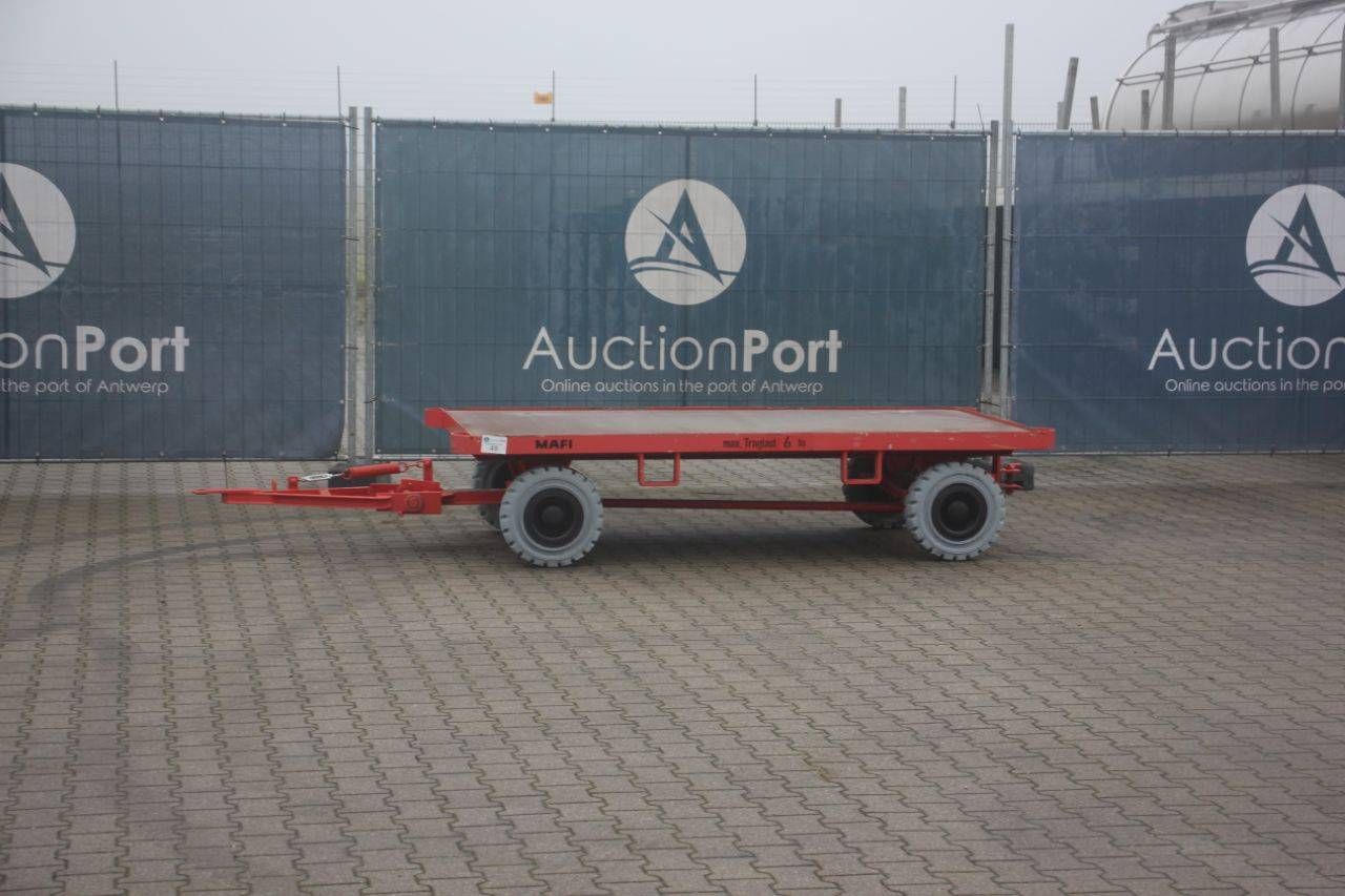 Flatbed Trailer MAFI 1060 6000kg 2016
