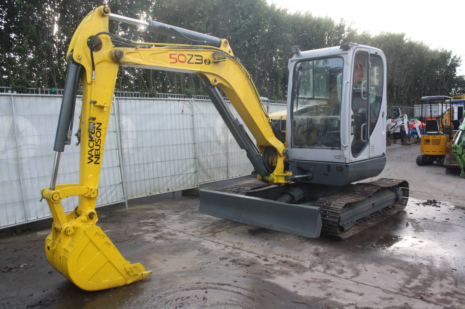 Wacker Neuson 50Z3 Diesel Crawler Excavator 2016
