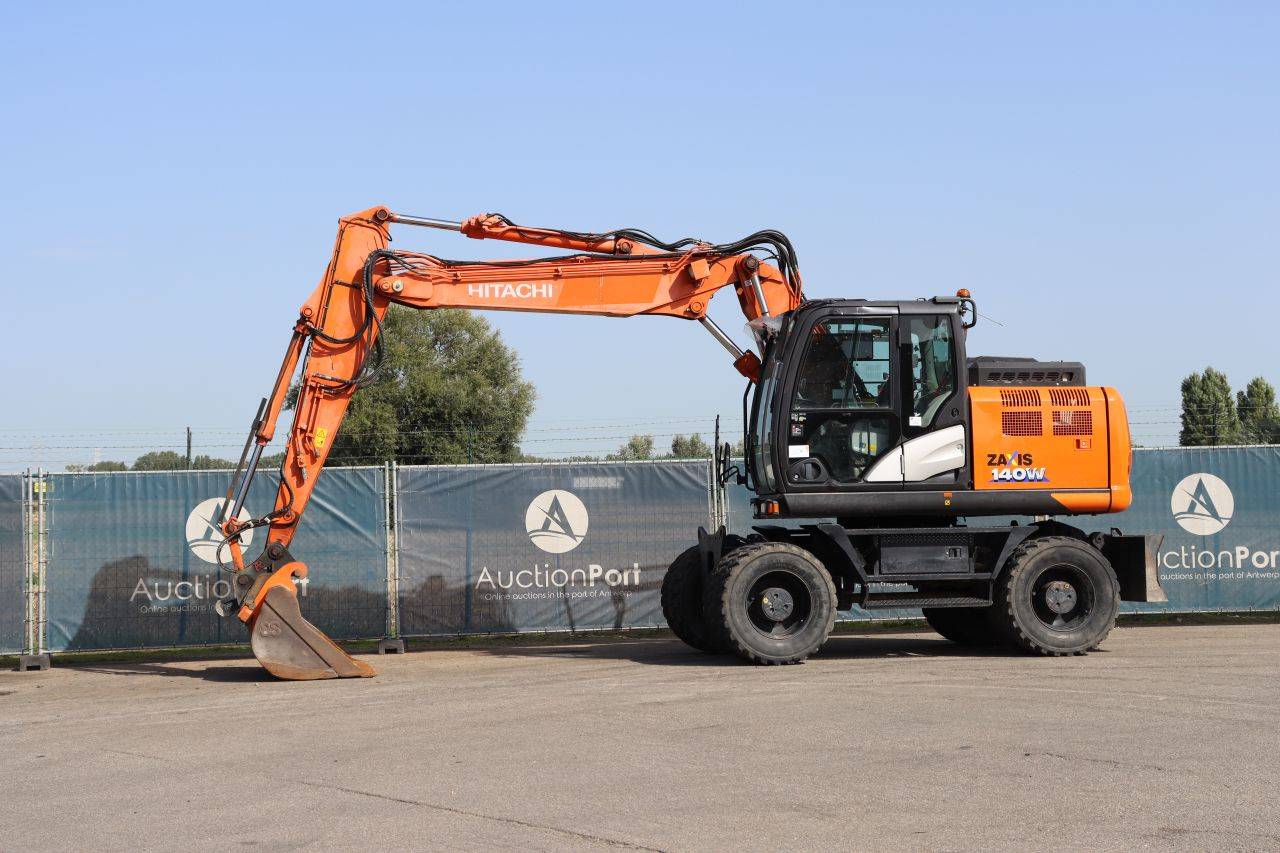 Wheel excavator Hitachi ZX140W-6 Diesel 105kW 2018