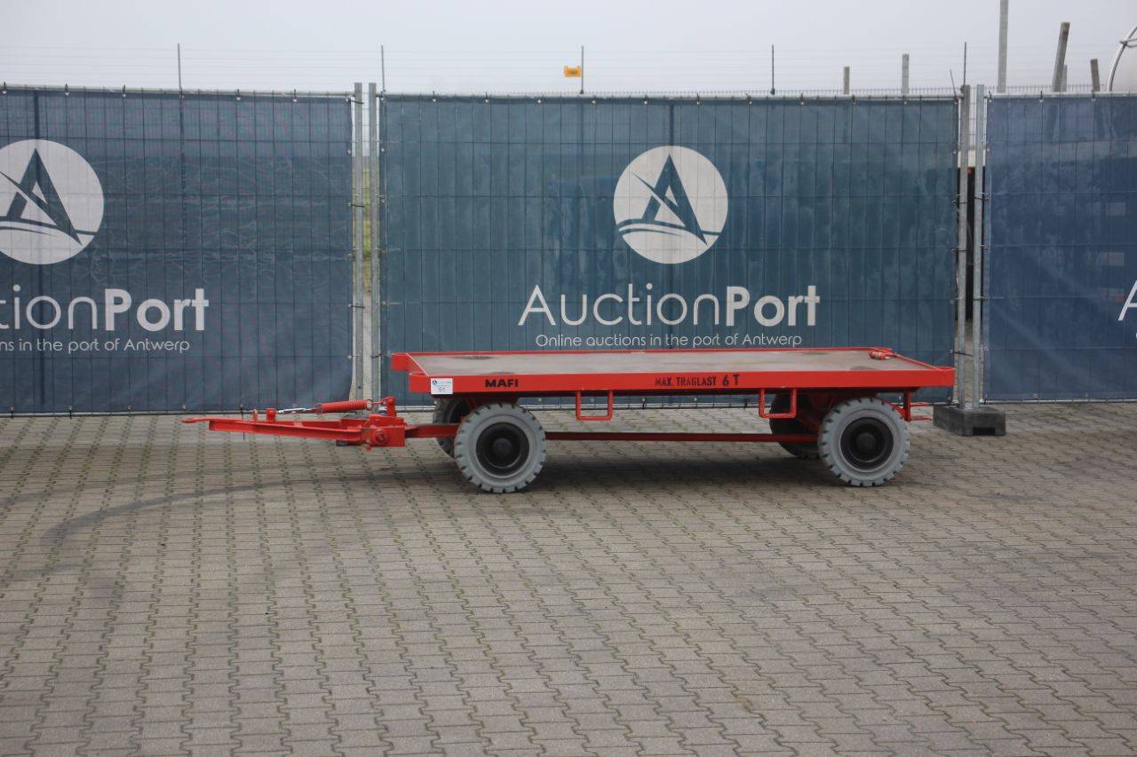 Flatbed Trailer MAFI 1060 6000kg 2016