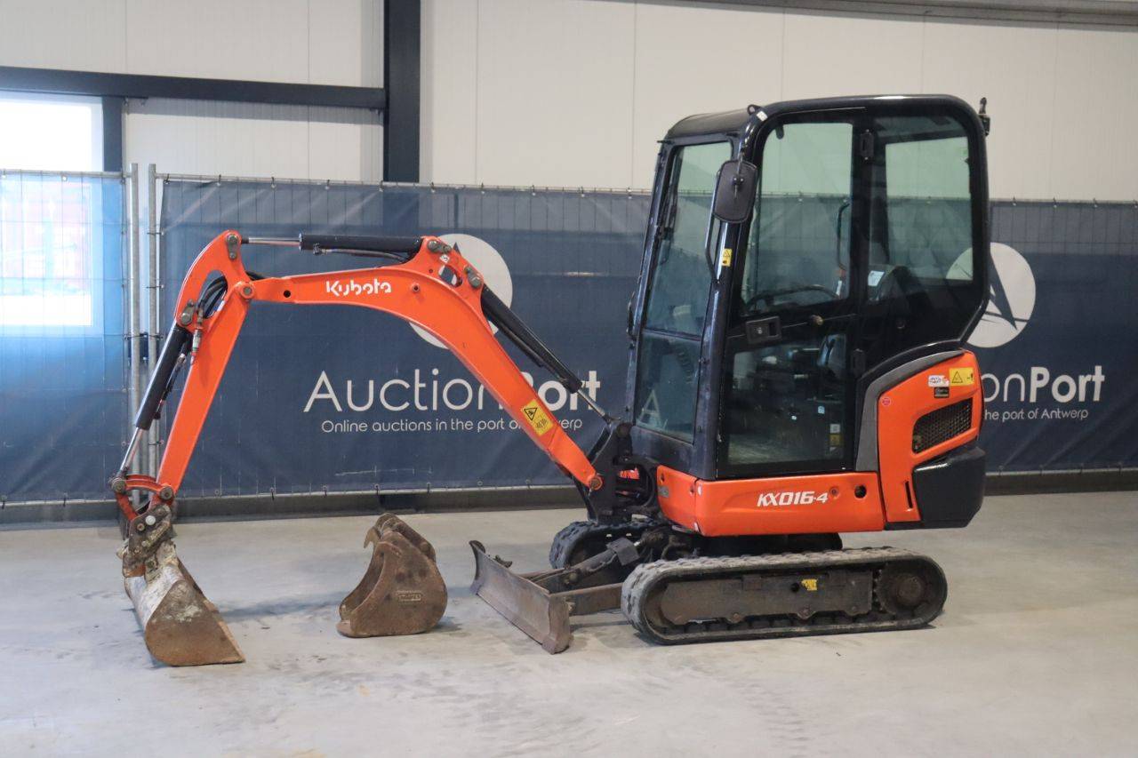 Mini excavator Kubota KX016-4 Diesel 9.6kW 2017