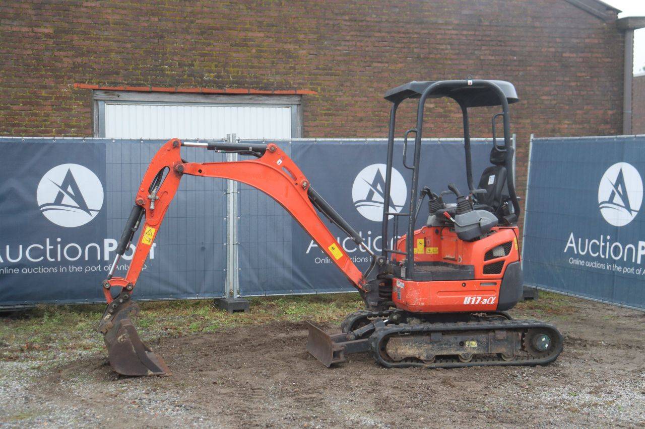 Mini excavator Kubota U17-3α Diesel 2018