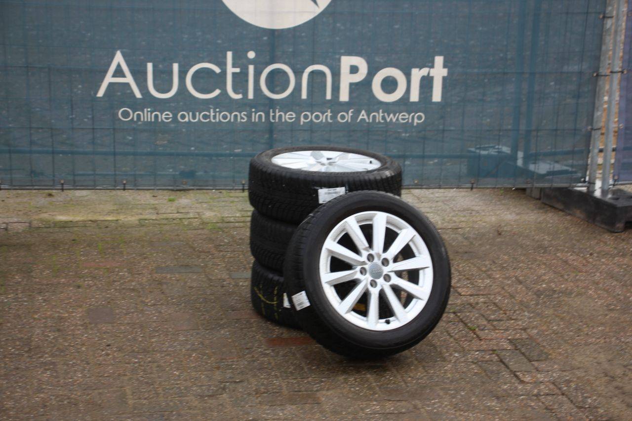 Tires Bridgestone 195/55R16 91V with rim Audi 4 pieces (Margin)