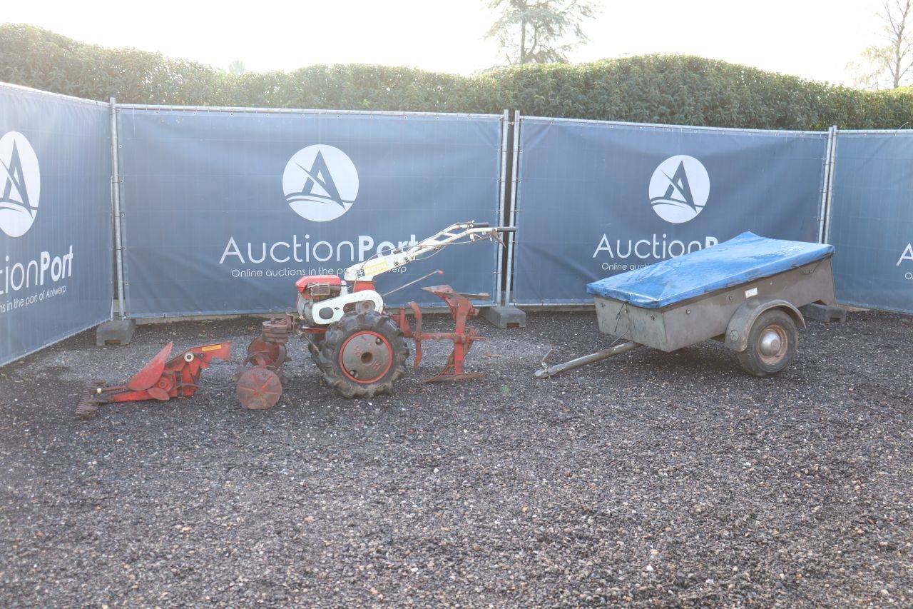 Saris Arba 500kg Anhänger mit Mametora Kultivator