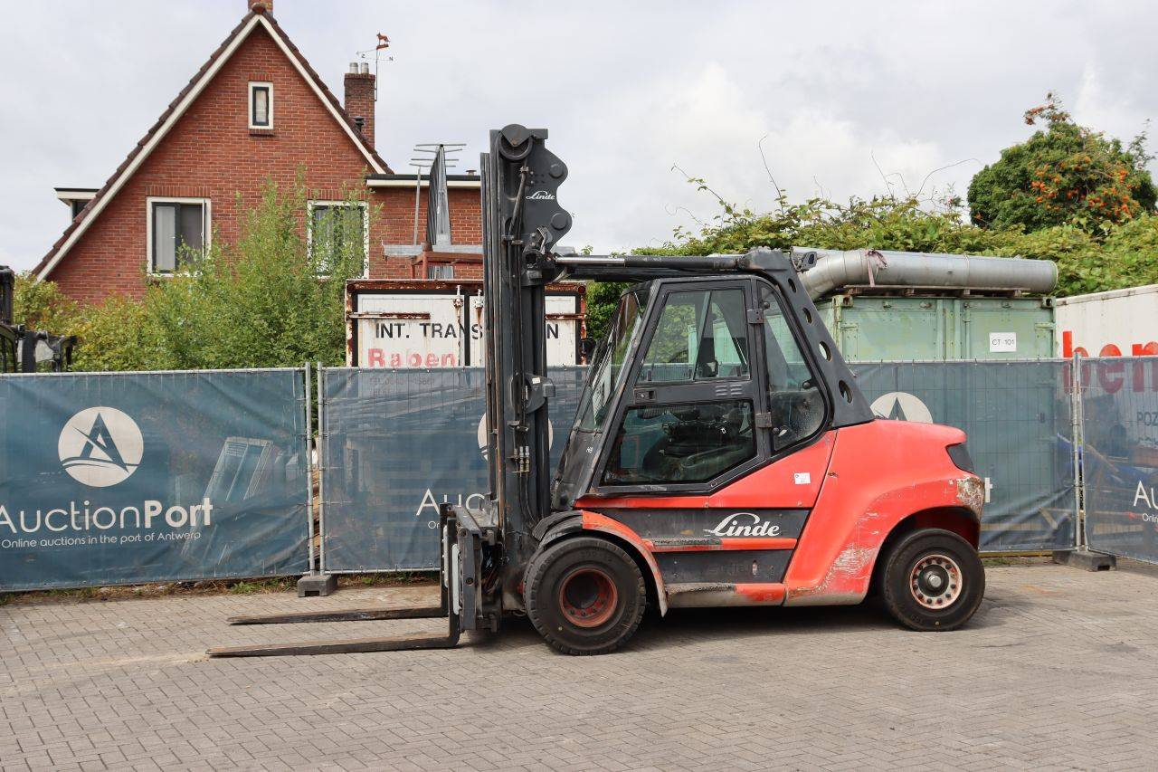 Linde H80D-01/900 Diesel Forklift 8000kg 2012