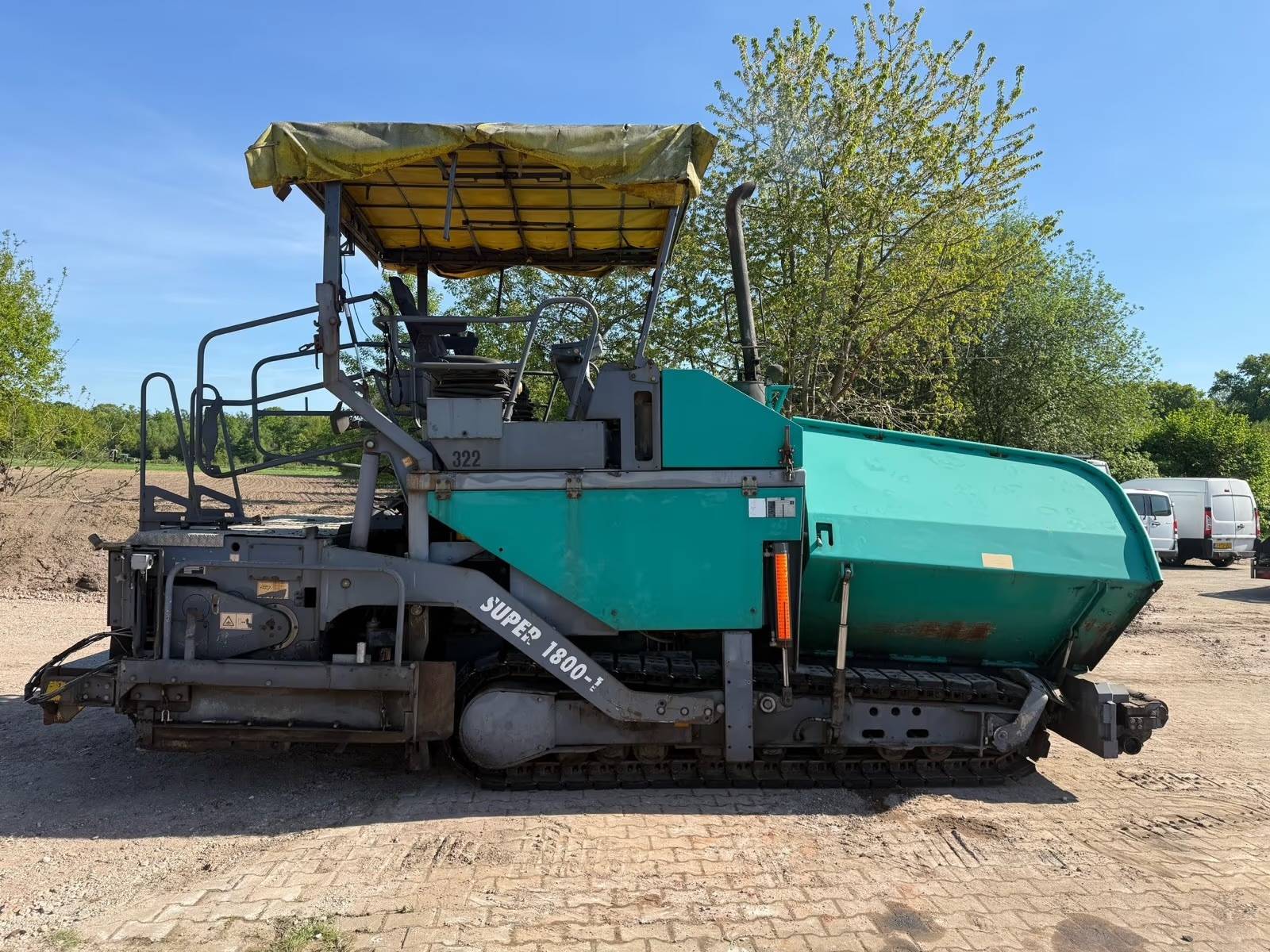 Asphalt paver Vogele Super 1800-1/AB500-2 TV Diesel