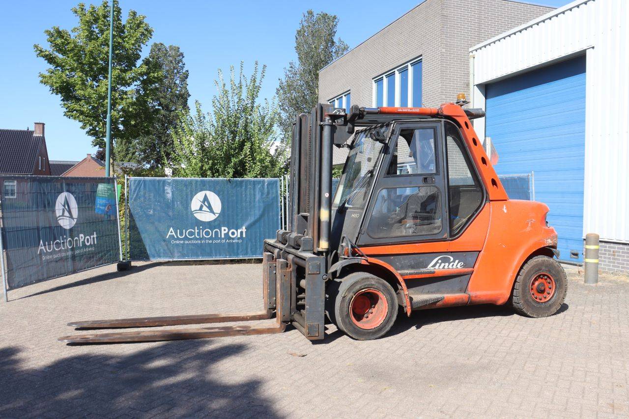 Linde H80D/900-02 Diesel Forklift 8000kg 2003