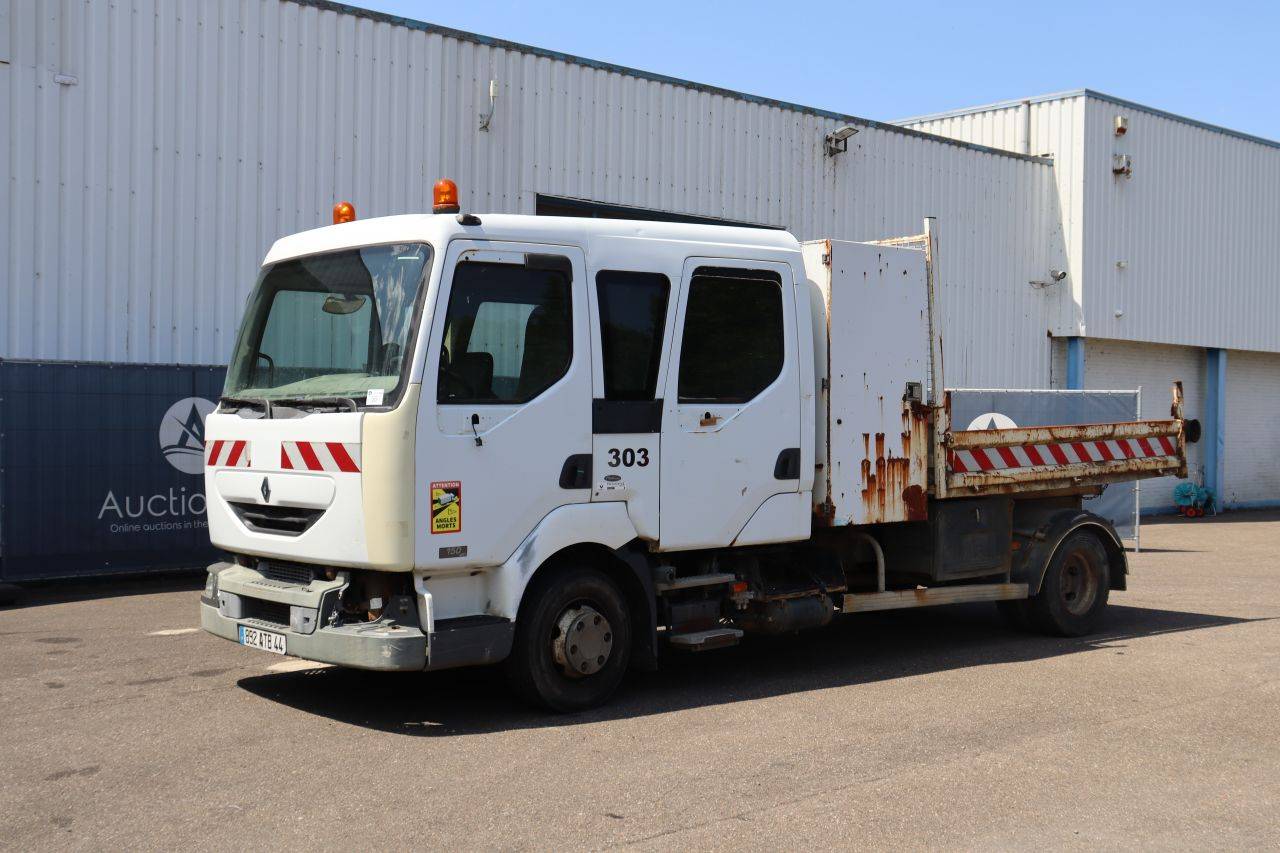 Renault Midlum 150 Dci Diesel 150hp Tipper Truck 2001 with Double Cab