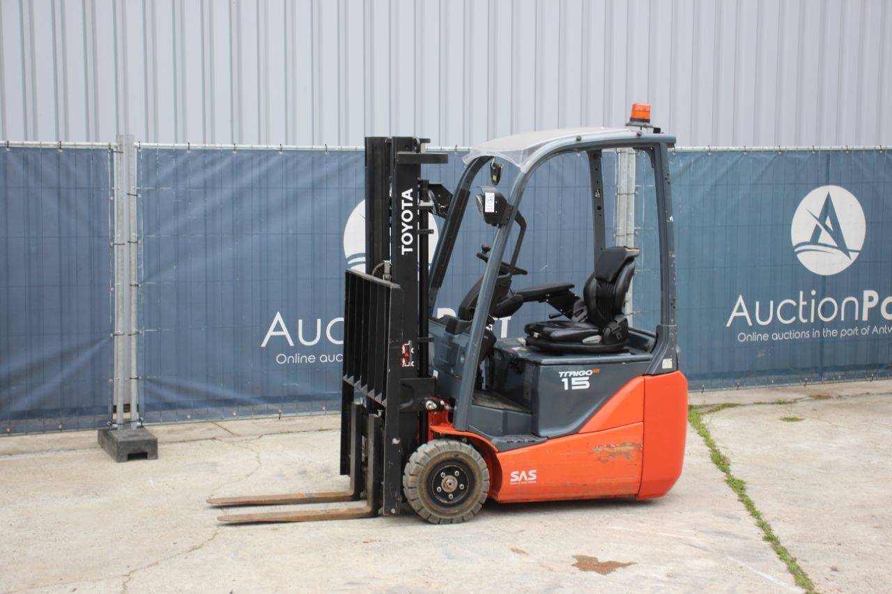 Toyota 8FBE15T Electric Forklift 1500kg 2018