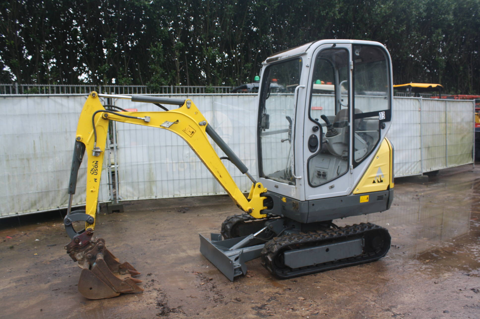 Mini excavator Wacker Neuson 1404 Diesel 13kW 2016