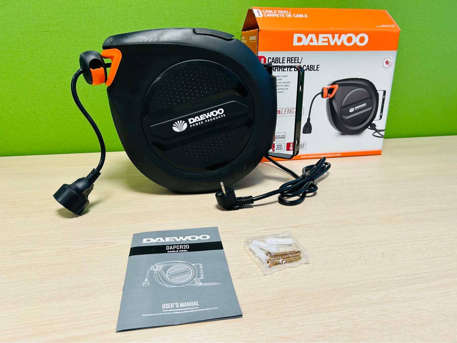 Automatic Retractable Cable Reel Daewoo DAPCR20 Electric 20m 2025 New