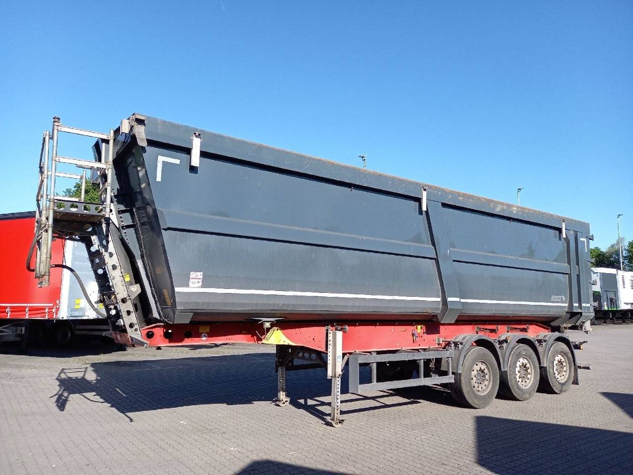 Open Semitrailer Schmitz Cargobull Auflieger Kipper Stahlrundmulde 2022