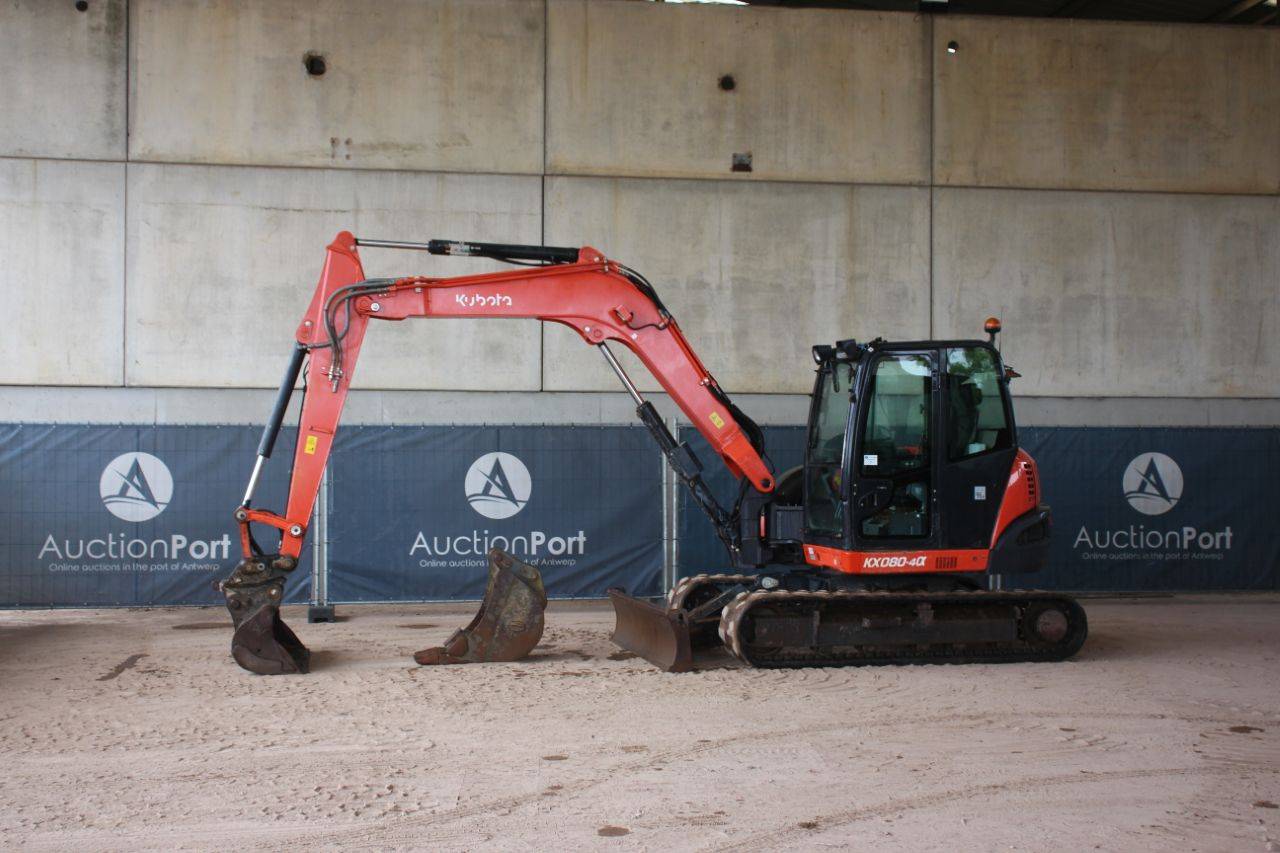 Crawler excavator Kubota KX080-4α Diesel 46.5kW 2019