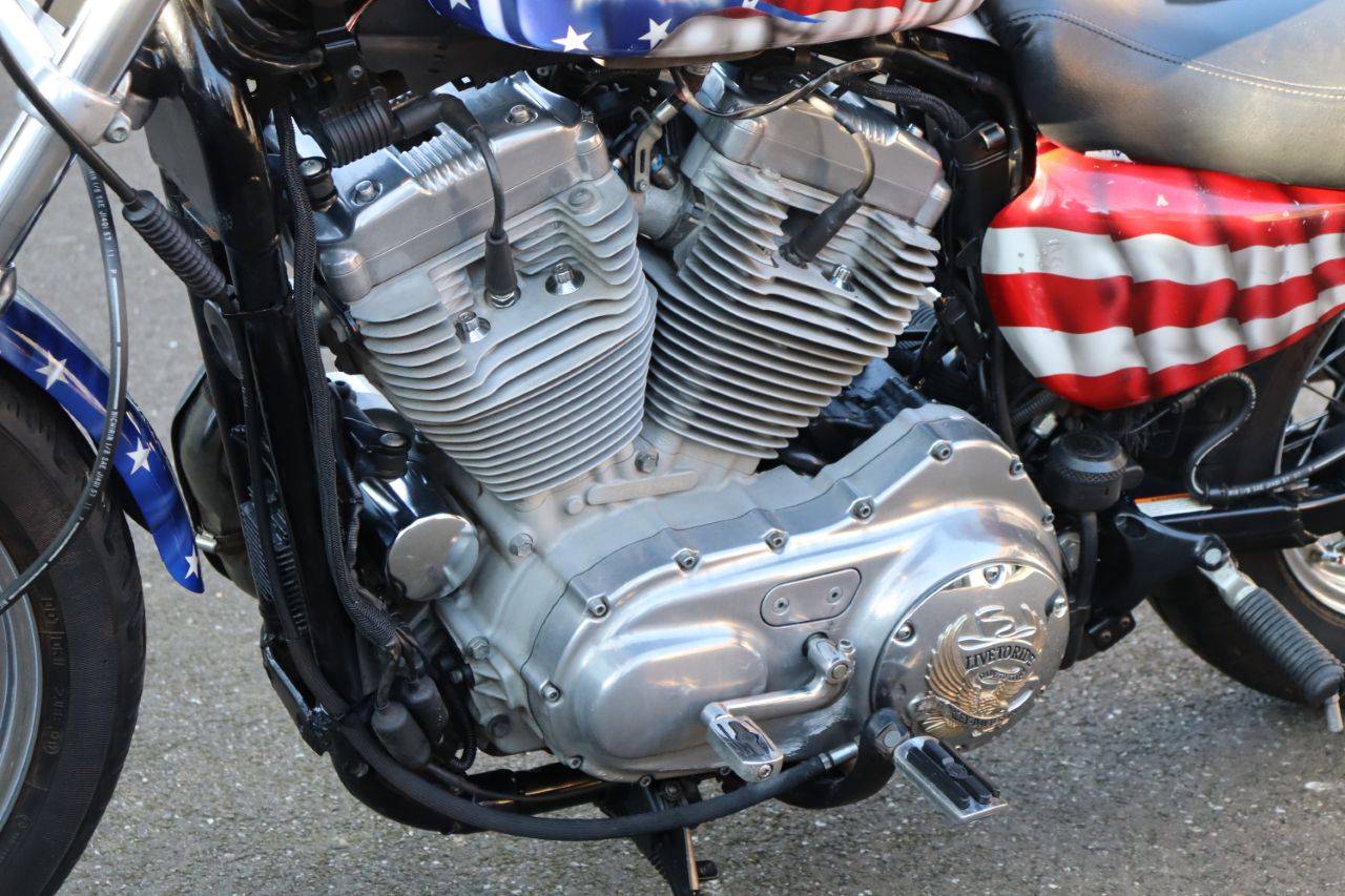 Motorcycle Harley-Davidson Sporter XL 883 Petrol 2008 | Auctio...
