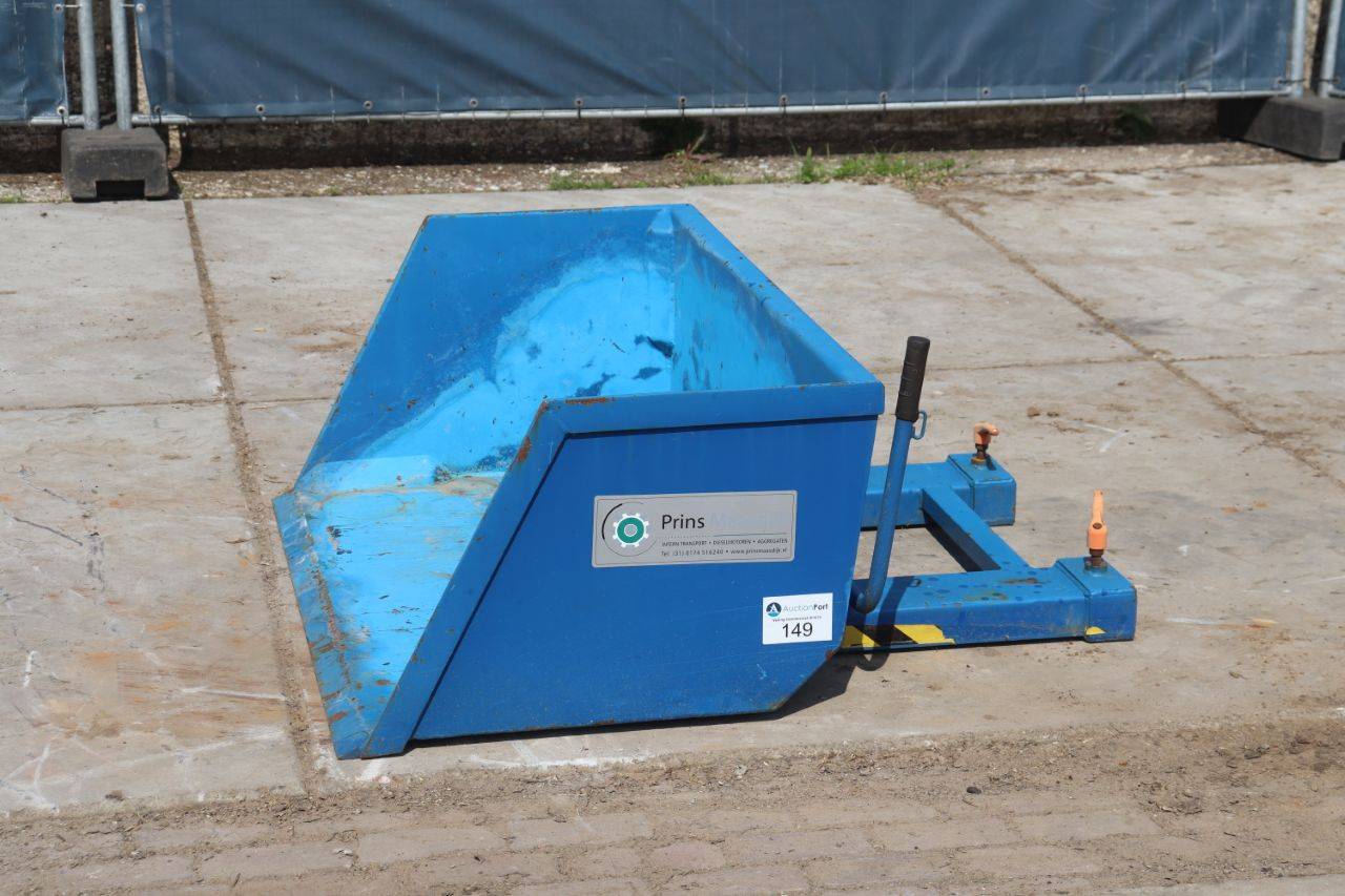 Prins scoop bucket for forklift 125x75cm