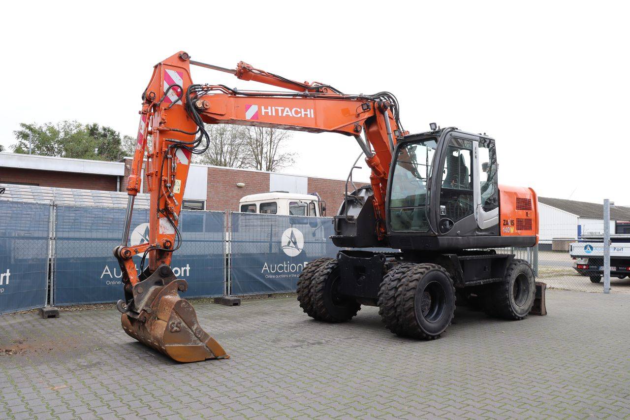 Hitachi ZX140W-3 Radbagger, Diesel, 90 kW, Baujahr 2008