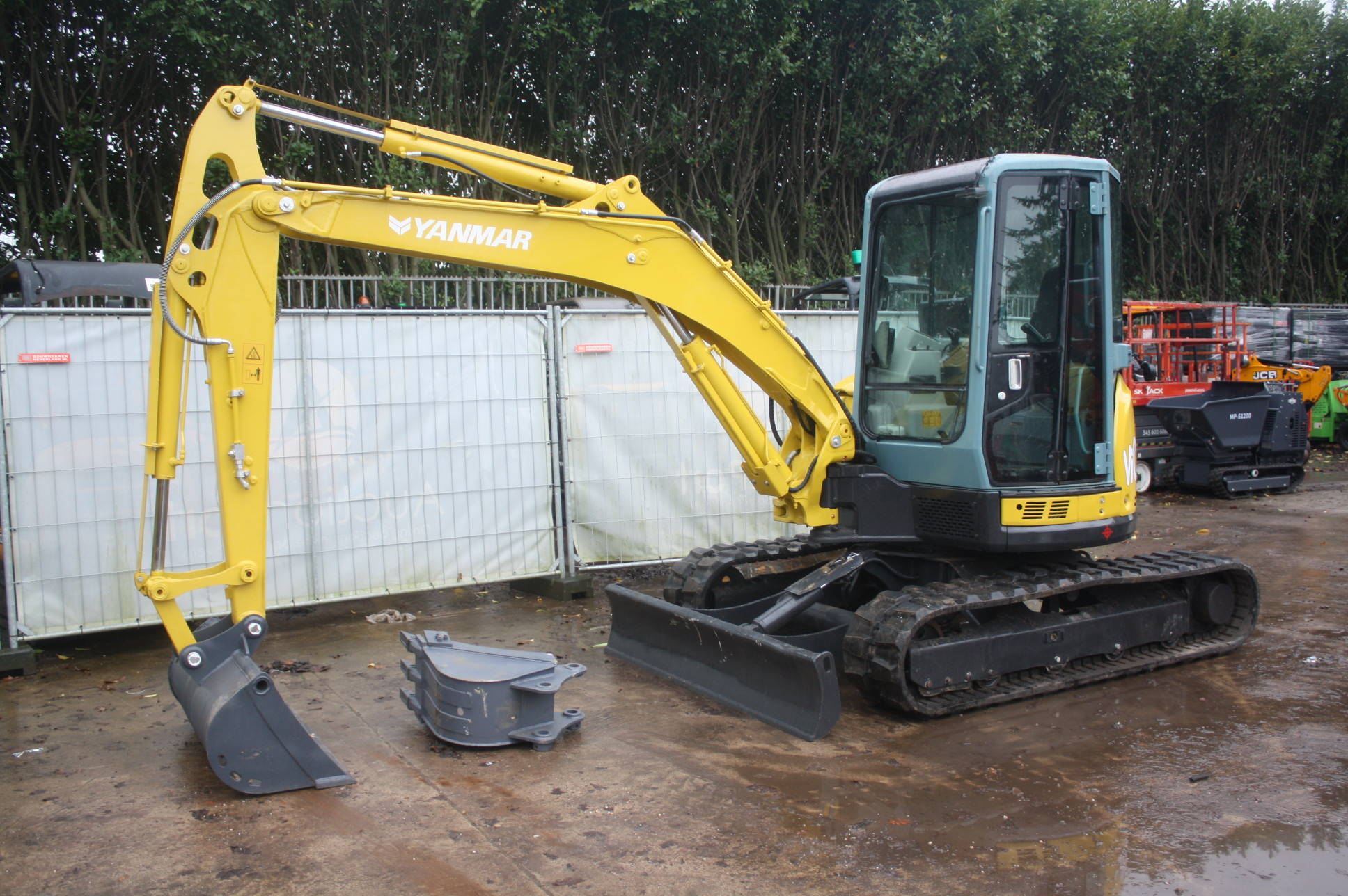 Rupsgraafmachine Yanmar VIO55-5B Diesel 2015