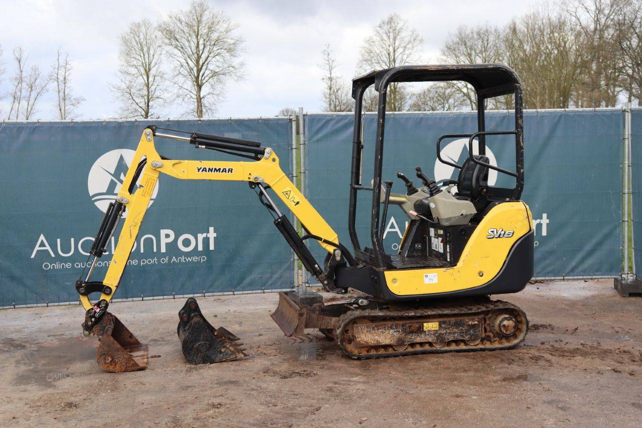 Mini excavator Yanmar SV16 Diesel 2016