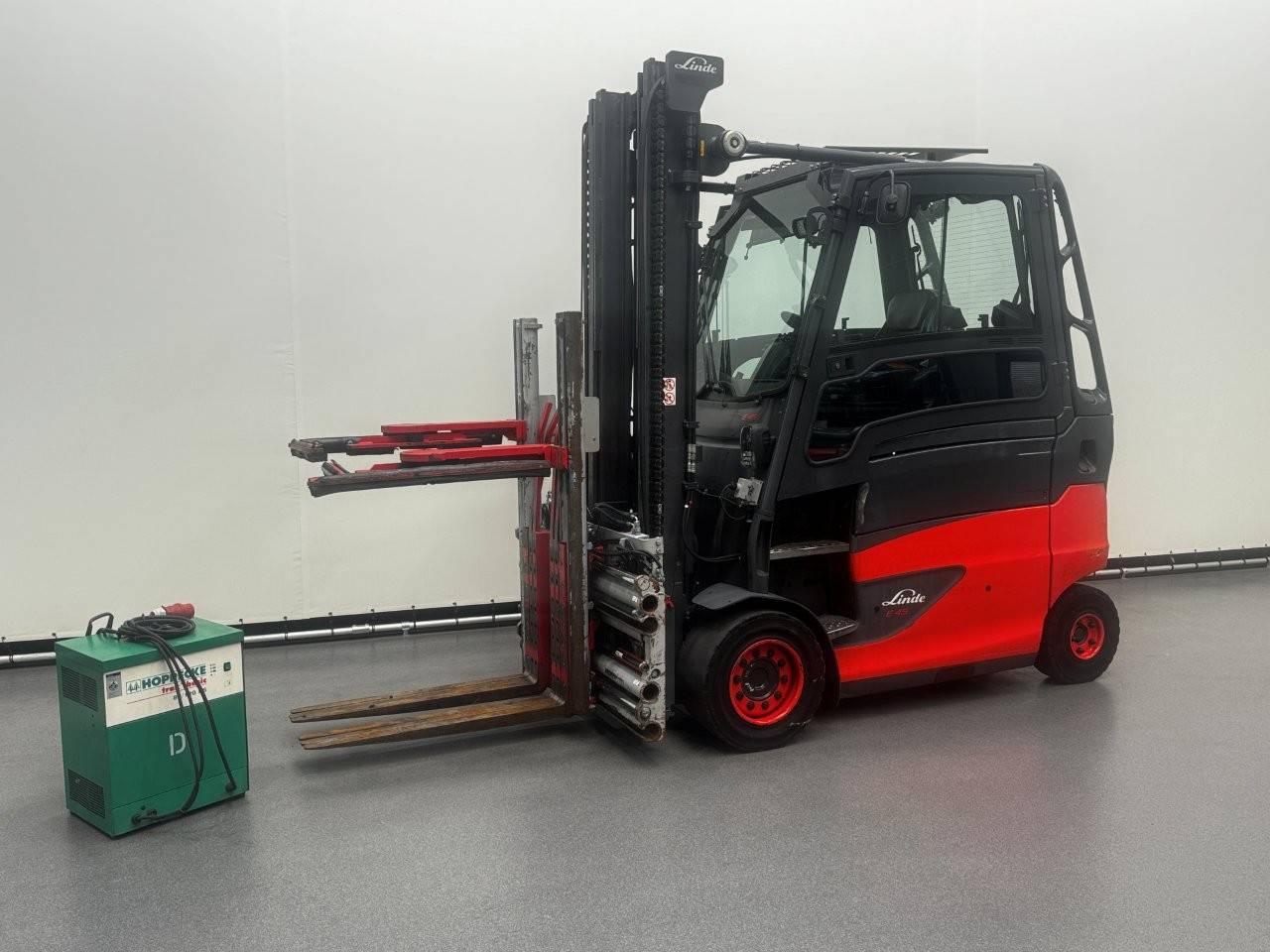 Linde E45HL Electric Forklift 4500kg 4.4m 2019