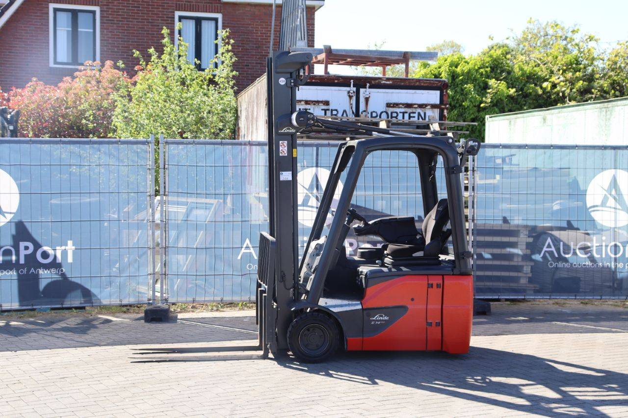 Linde E14-02 Electric Forklift 1400kg 2019