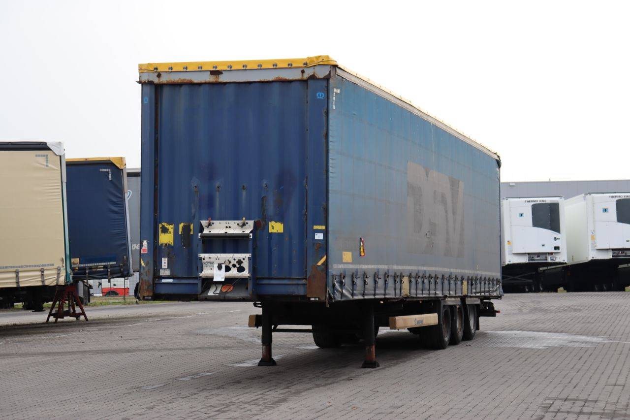 Sliding curtain semi-trailer Krone Auflieger Curtainsider Mega 2014